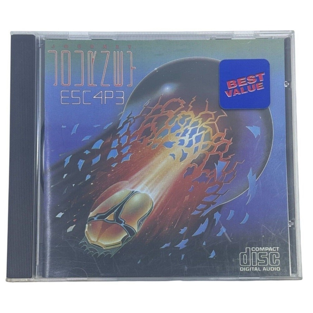 Journey Escape CD Album Columbia CK 37408 Japan Pressing Don't Stop Believin'